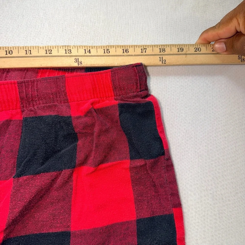 Old Navy Red and Black Buffalo Check Flannel Pajama Pants